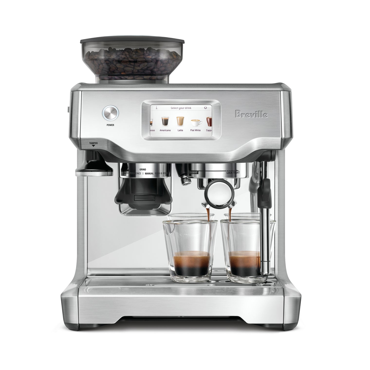 Breville Barista Touch Espresso Machine BES880BSS, Brushed Stainless Steel