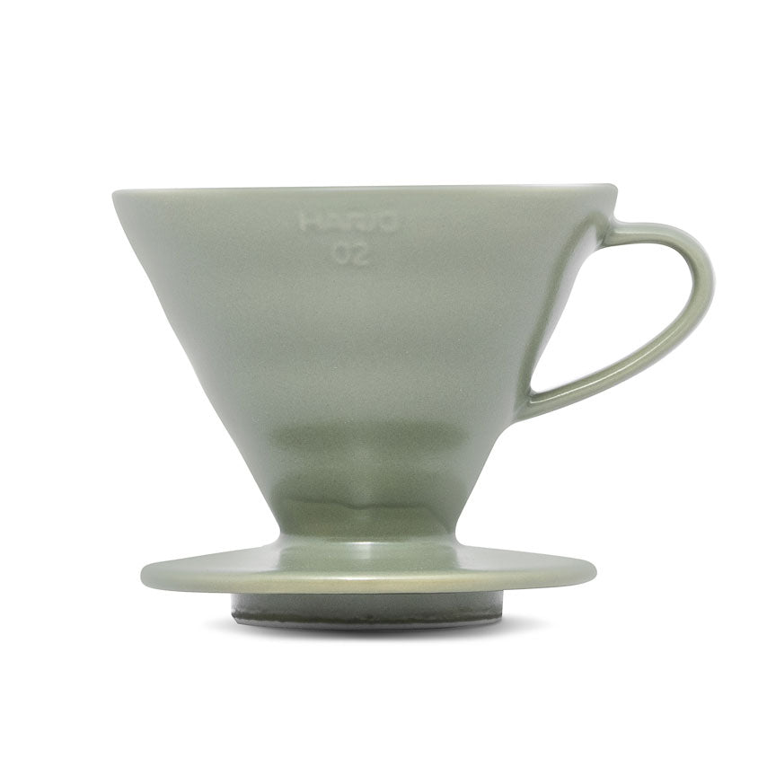 V60 Ceramic Coffee Dripper 02 - Oil Green