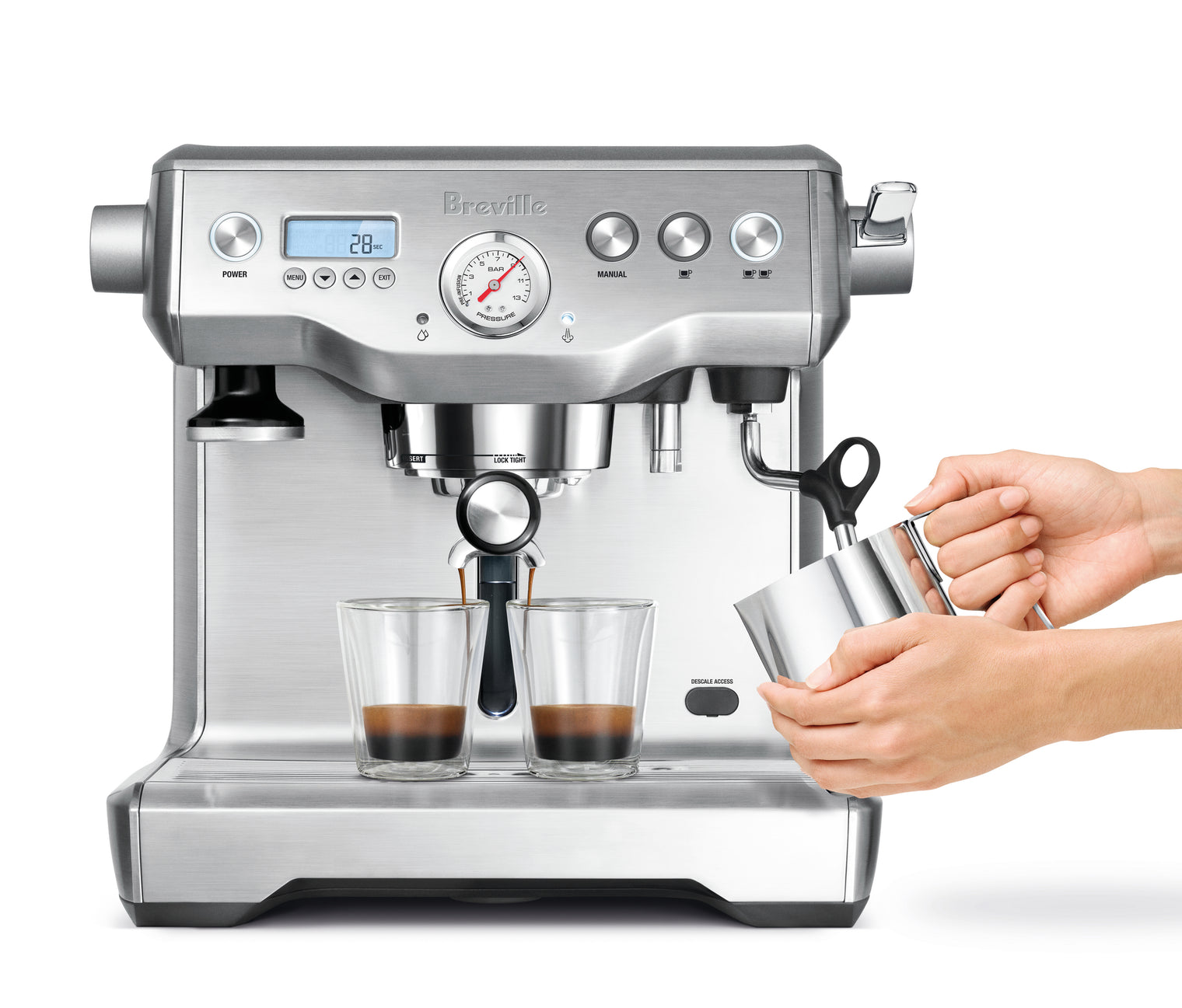 Breville Dual Boiler Espresso Machine BES920XL, Brushed Stainless Steel