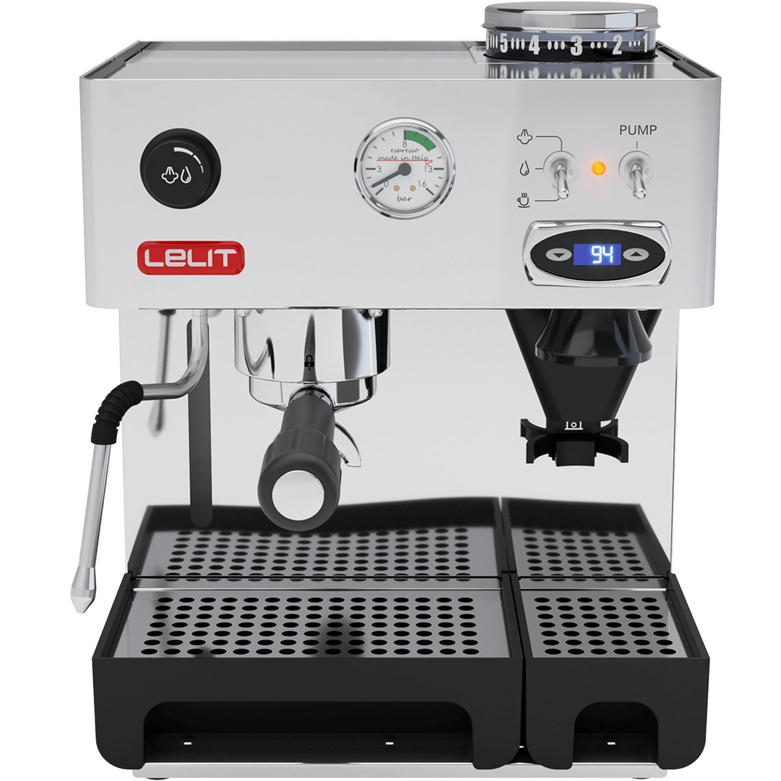 Letlit Anita Coffee Machine with Grinder