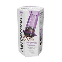 AeroPress Clear Coffee Maker - Purple