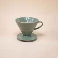 V60 Ceramic Coffee Dripper 02 - Oil Green